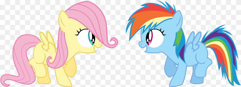Filly Fluttershy And Rainbow Dash, Publication, Comics, Book, Graphics Png