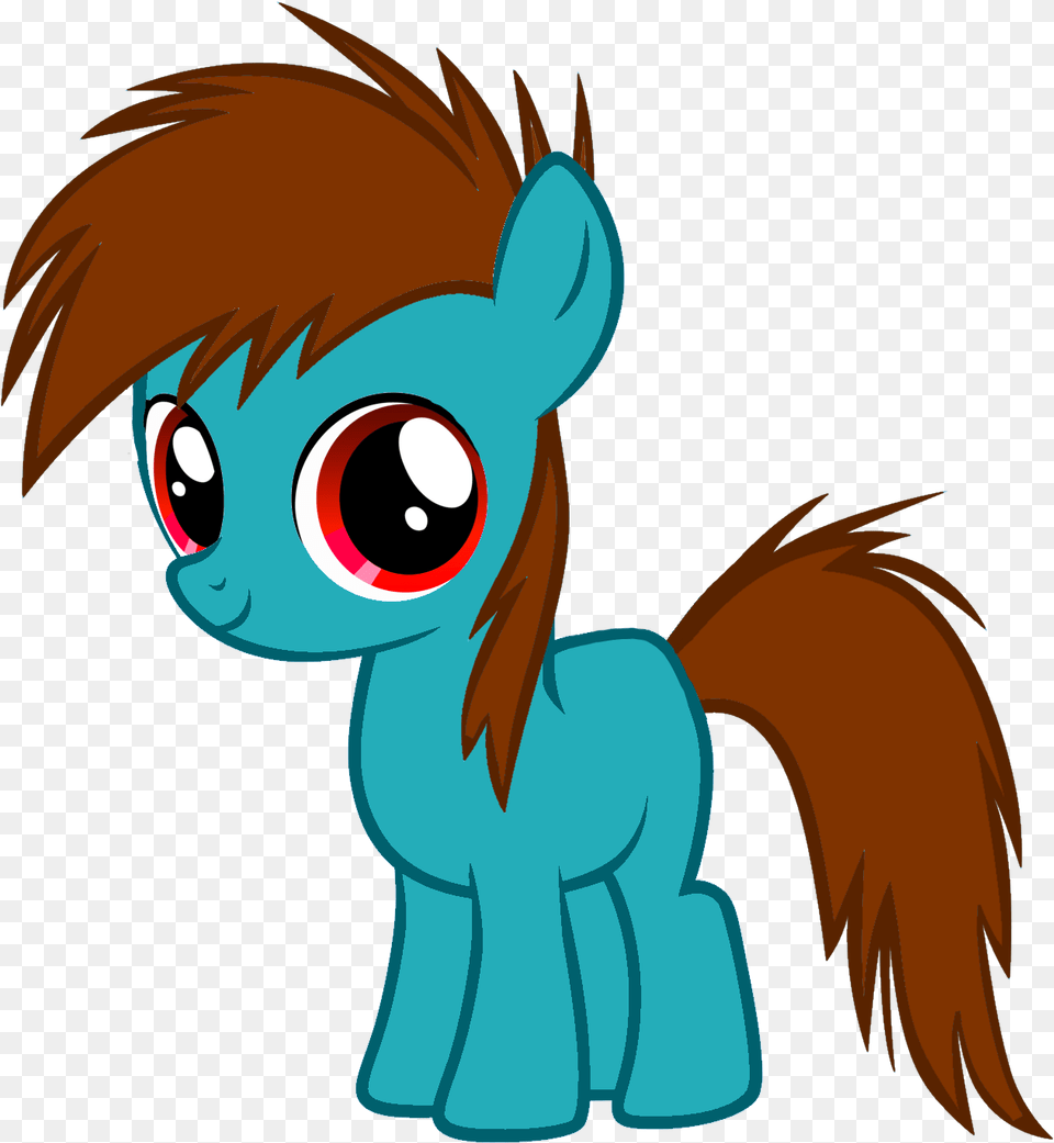 Filly Herobrine Gambar My Little Pony Young Rainbow Dash, Book, Comics, Publication, Cartoon Png Image