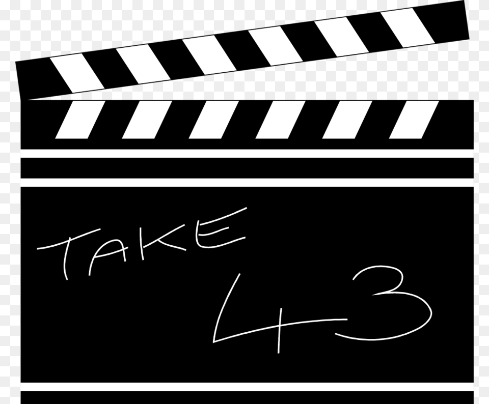 Film Clipart Clapperboard Film Cutting On Action Rehearsal Icon, Text, Handwriting, Blackboard Free Png Download