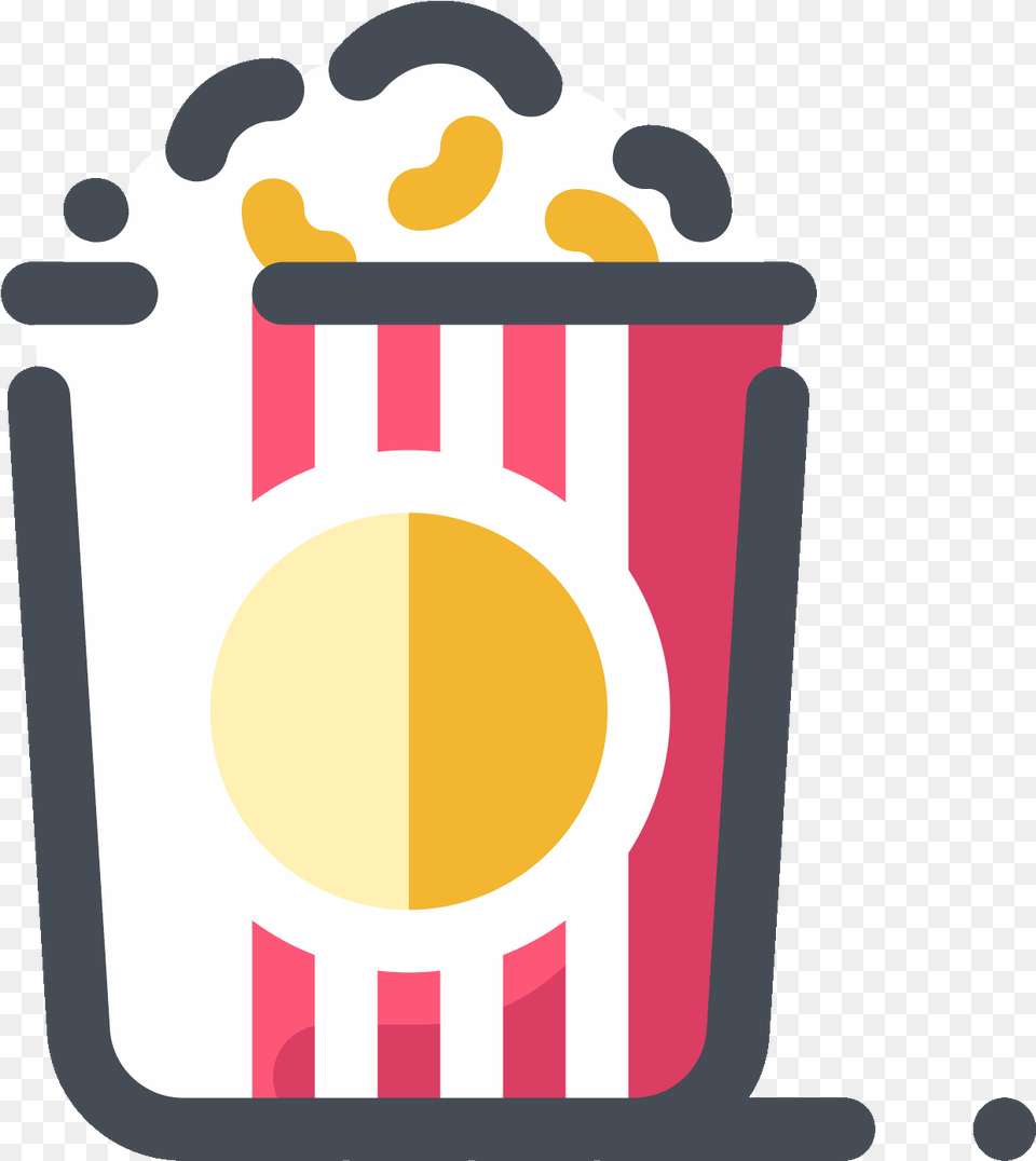 Film Download Popcorn Design, Cream, Dessert, Food, Ice Cream Free Transparent Png
