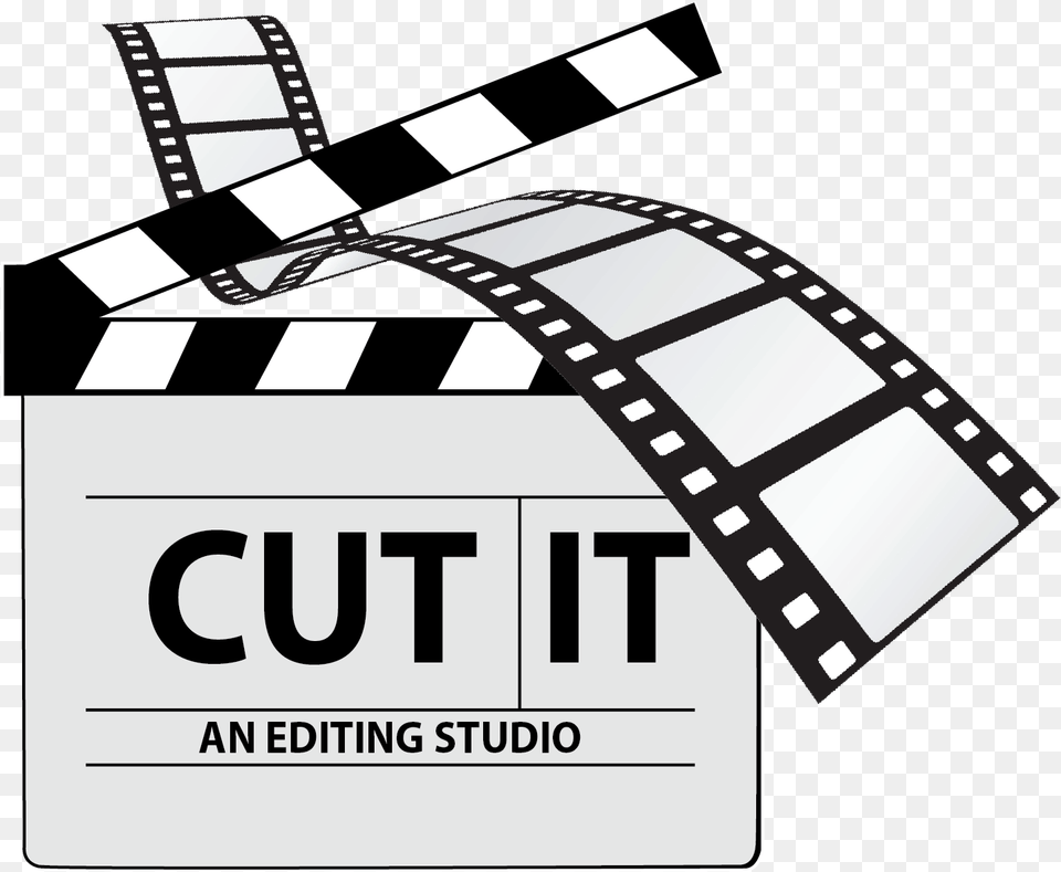 Film Editing Cinema Film Clipart Video Editing Studio Logo, Clapperboard, Text Free Png Download