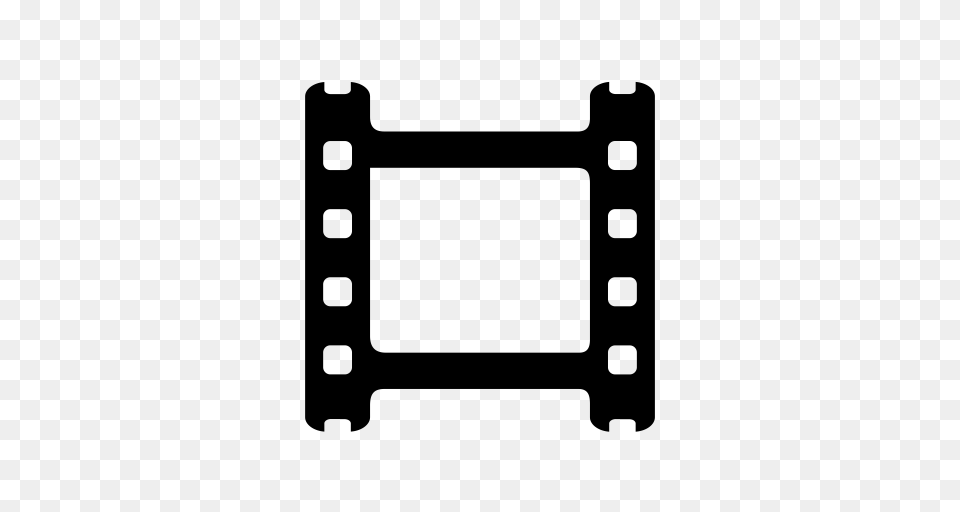 Film Filmroll Filmstrip Icon And Vector For Download, Gray Free Png