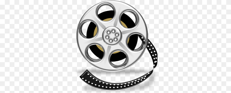 Film Media Movie Reel Video Icon Movie Film Reel Icon, Wheel, Machine, Disk, Car Wheel Free Transparent Png