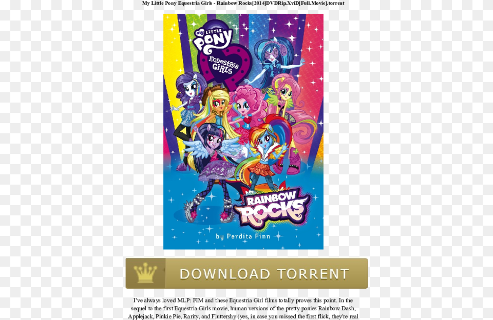Film My Little Pony Equestria Girls Rainbow Rocks, Advertisement, Book, Comics, Poster Free Transparent Png