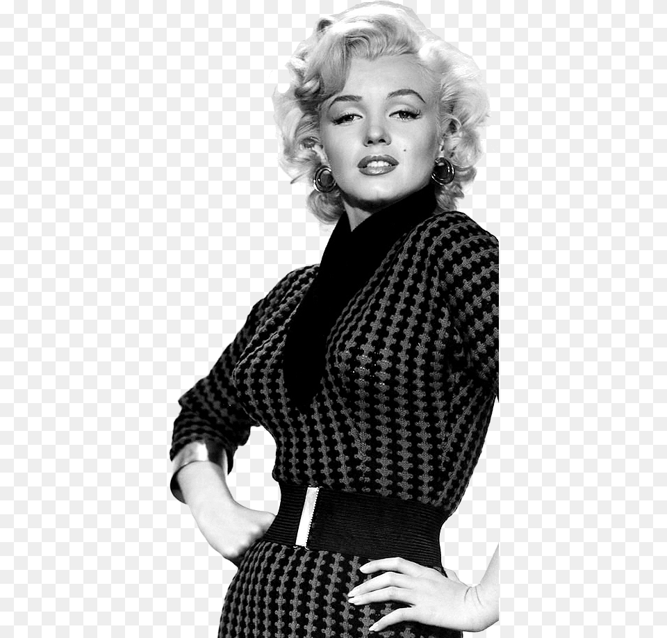 Film Old Hollywood Star Transparent Marilyn Monroe, Hand, Long Sleeve, Person, Finger Free Png