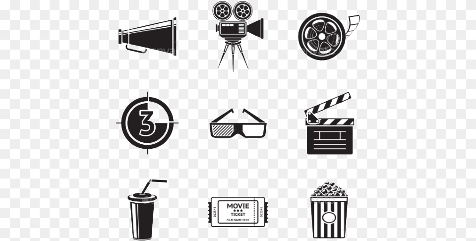 Film Projector Icon, Spoke, Machine, Vehicle, Transportation Free Transparent Png