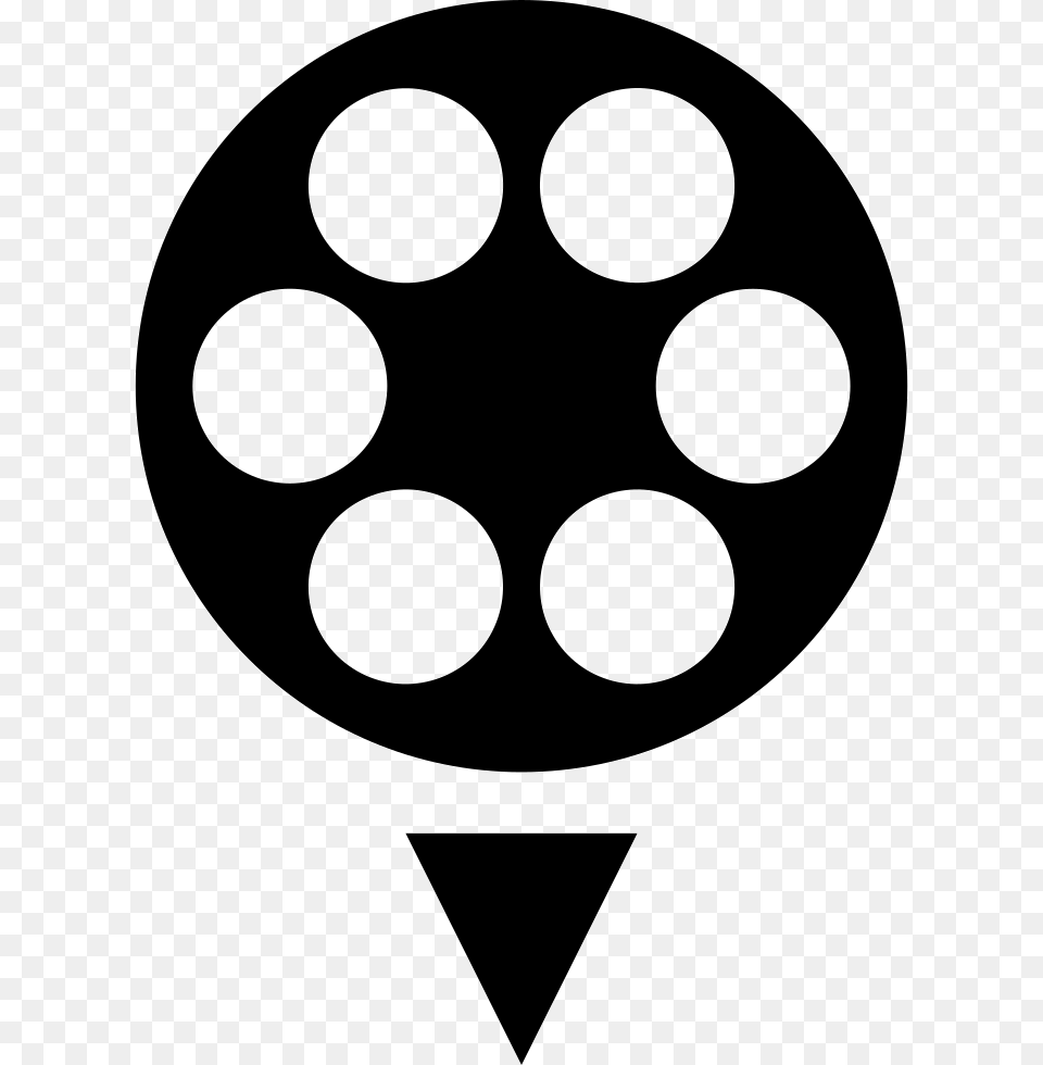 Film Reel Circular Shape Ville De Saint Etienne, Stencil, Disk Free Transparent Png