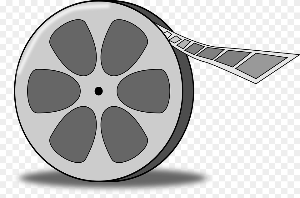 Film Reel Clipart, Wheel, Machine, Vehicle, Transportation Free Png Download