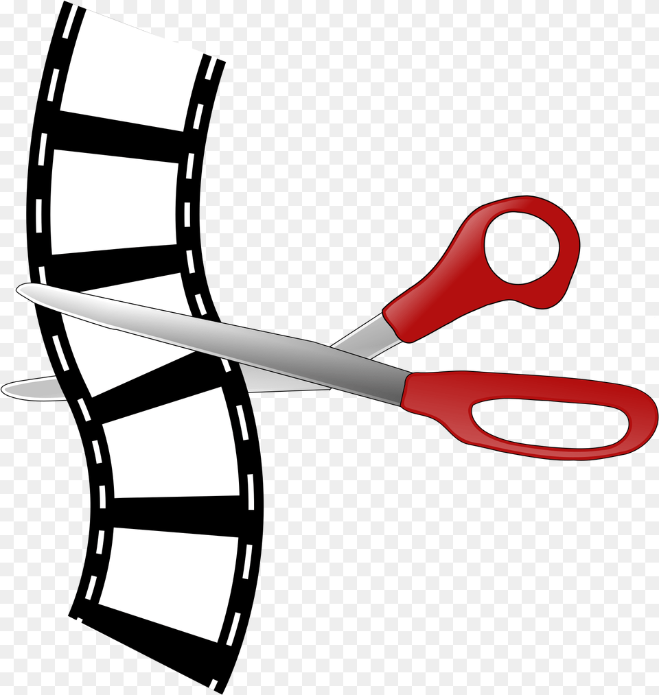 Film Reel Clipart, Smoke Pipe, Scissors Free Png Download