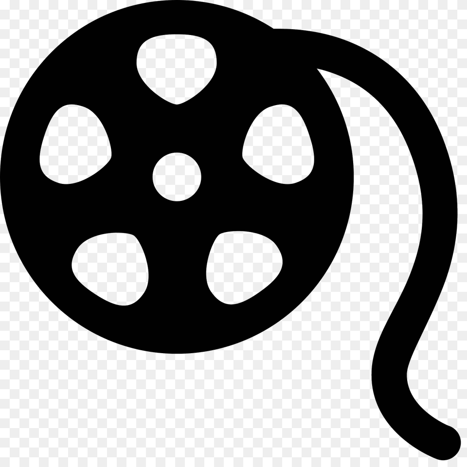 Film Reel Icon, Gray Png Image