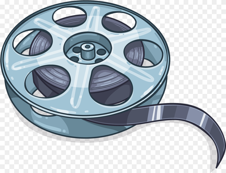 Film Reel To Reel Audio Tape Recording Cinema Reel Tape, Disk, Vehicle, Transportation, Tire Free Transparent Png