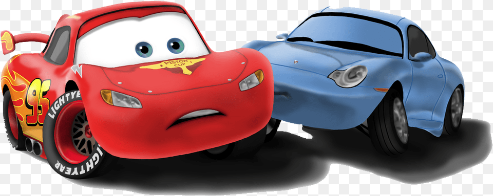 Filme Carros Relampago E Sally Cars 2 Mcqueen And Sally, Car, Sports Car, Transportation, Vehicle Free Transparent Png