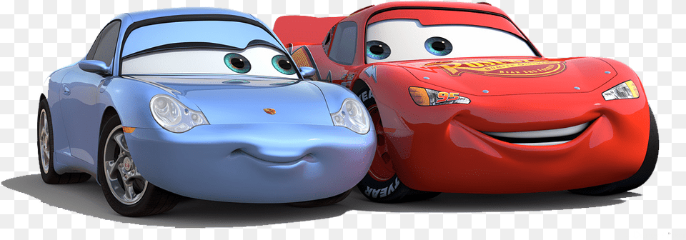 Filme Carros Relampago E Sally Lightning Mcqueen And Sally, Car, Vehicle, Transportation, Sports Car Free Png