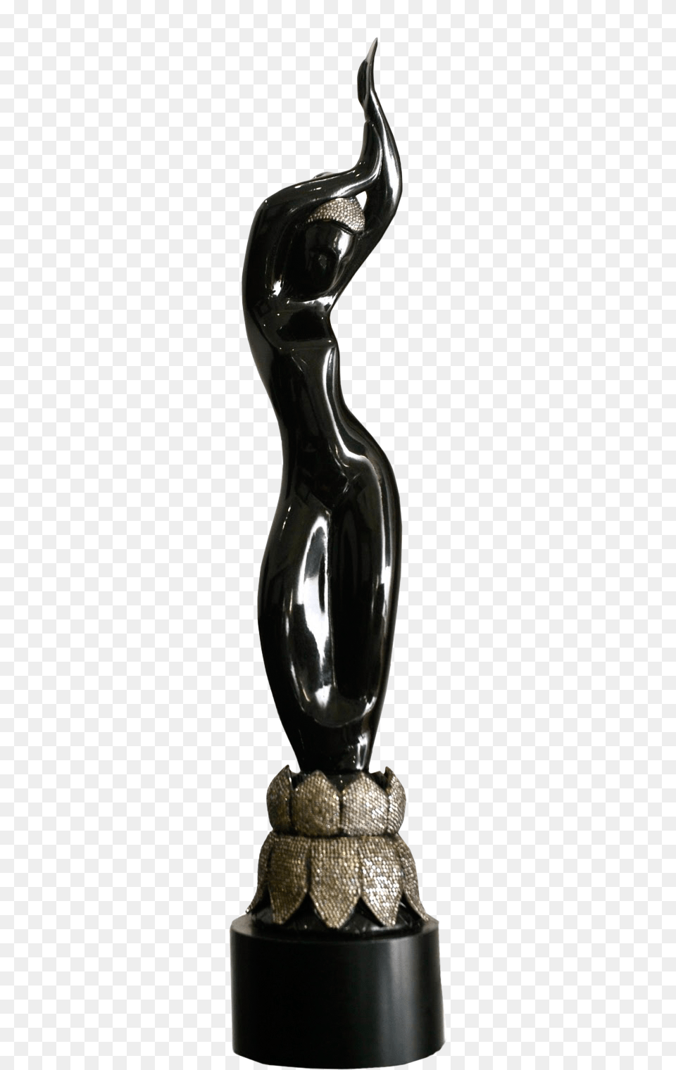 Filmfare Trophy Black Lady Filmfare Award, Smoke Pipe Png Image