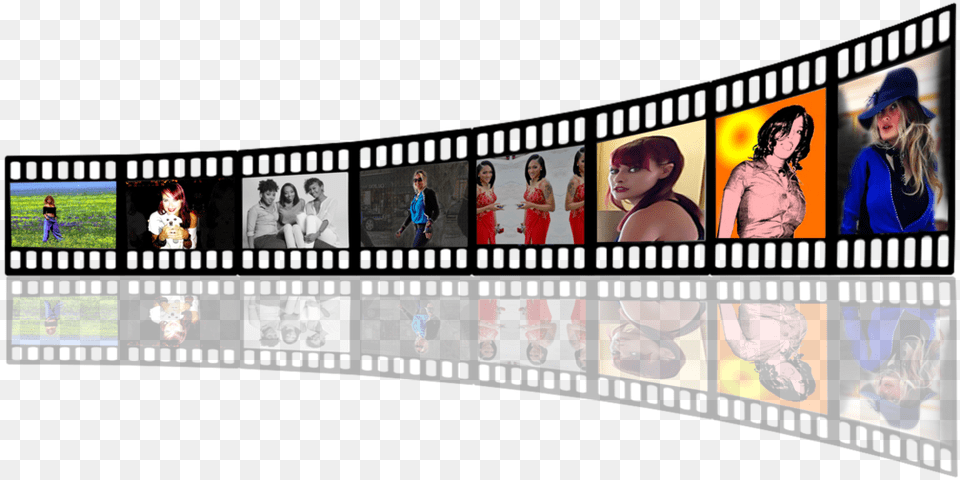Filmstrip Bs, Art, Collage, Adult, Person Png Image