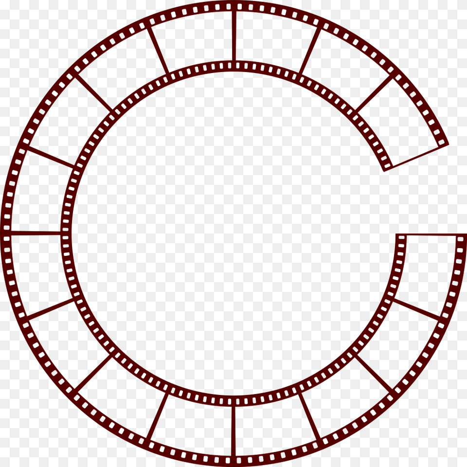 Filmstrip Circle Free Png