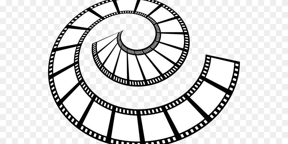 Filmstrip Clipart Film Real, Spiral, Machine, Wheel, Architecture Png