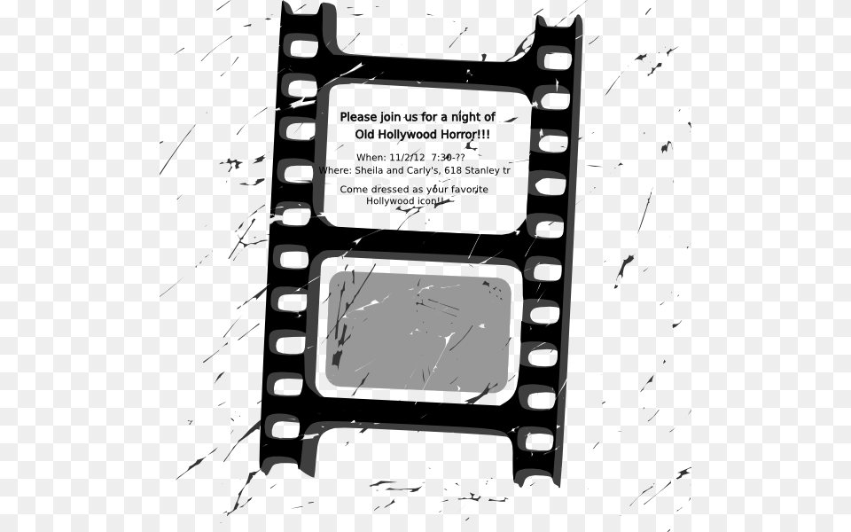 Filmstrip Clipart Movie Ticket Film Clip Art Vector, Electronics, Hardware, Computer Hardware, Text Free Png