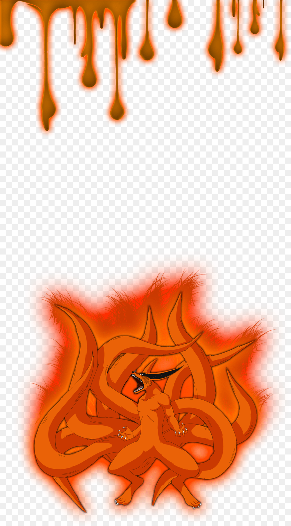 Filterfilter Kurama Illustration Illustration, Fire, Flame, Person Free Png