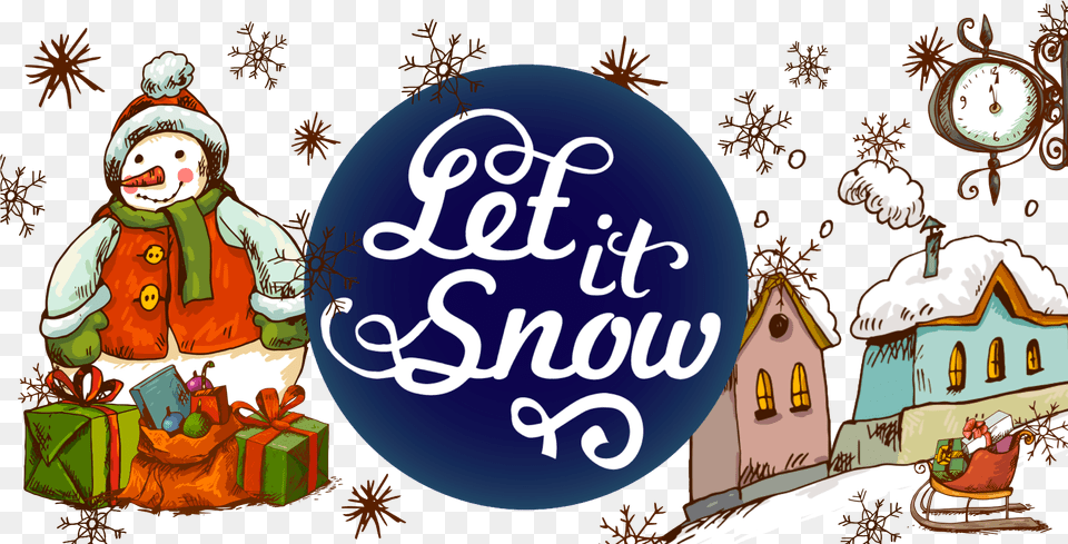 Filterlet It Snow Illustration, Outdoors, Nature, Baby, Person Free Png Download