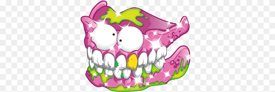 Filthy False Teeth Grossery Gang Serie, Body Part, Mouth, Person, Birthday Cake Png Image