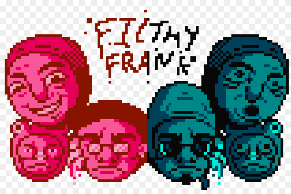 Filthy Frank Duality, Clock, Digital Clock, Qr Code, Art Png