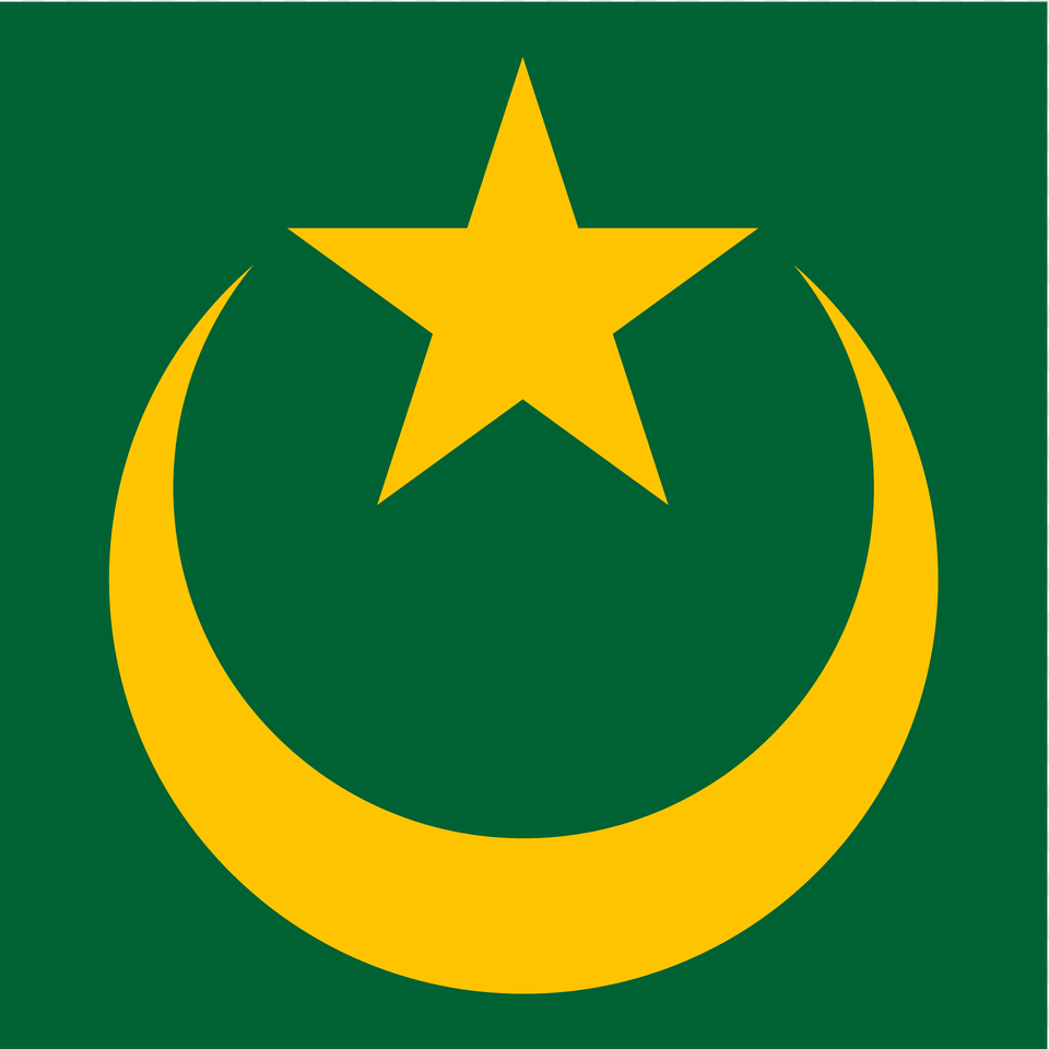 Fin Flash Of Mauritania Clipart, Star Symbol, Symbol, Logo, Astronomy Free Png