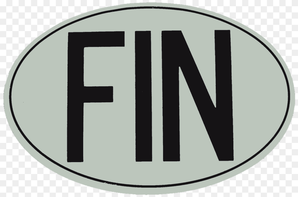 Fin International Vehicle Registration Oval, Logo Png Image