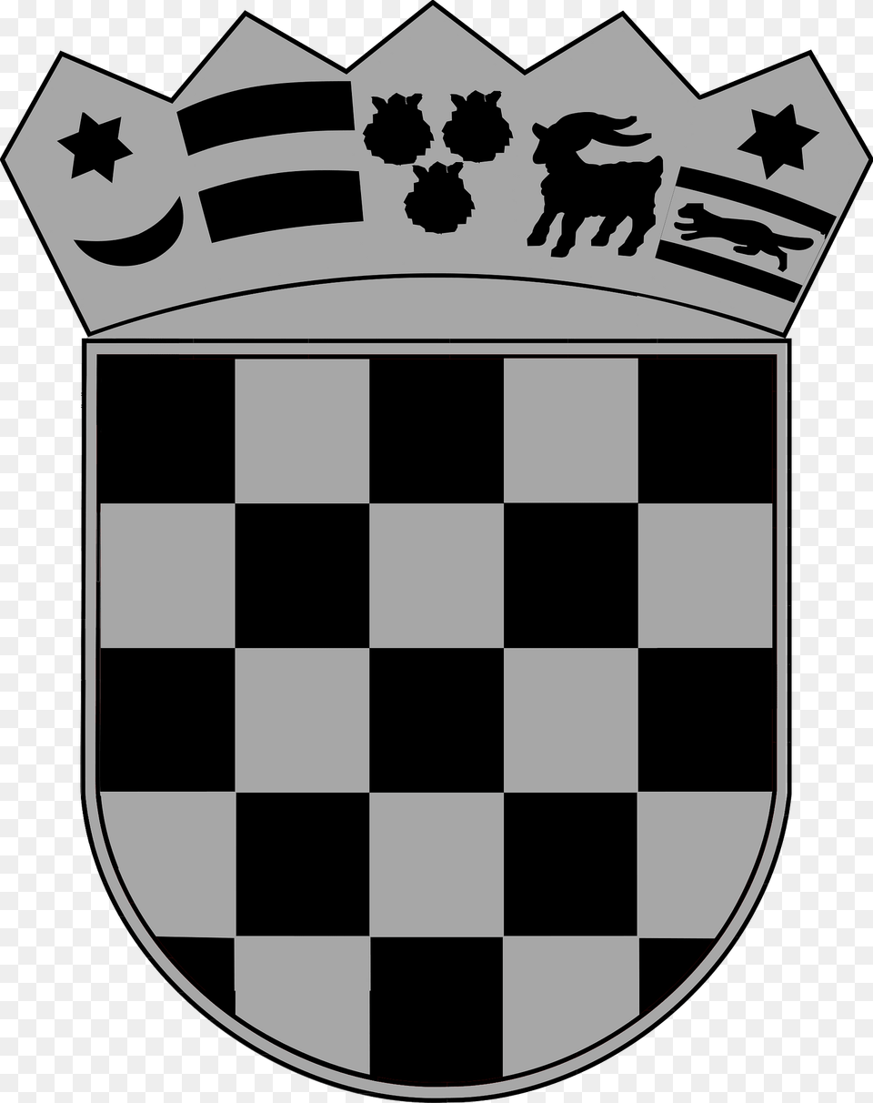 Fin Marking Of The Croatian Air Force Low Vis Clipart, Armor, Chess, Game, Shield Free Png