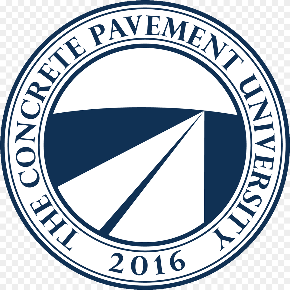 Final Concrete Pavement University Logo Rgb 2016 Transparent Circle, Emblem, Symbol, Disk Free Png Download