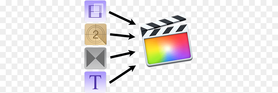 Final Cut Pro Vector, Text, Clapperboard Png Image