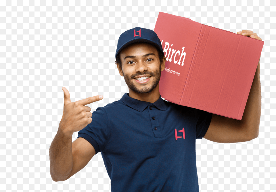 Final Delivery Guy Door To Door Cargo, T-shirt, Person, People, Hat Free Png