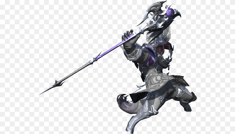 Final Fantasy 14 Black Mage Art, Sword, Weapon, Spear, Person Png Image