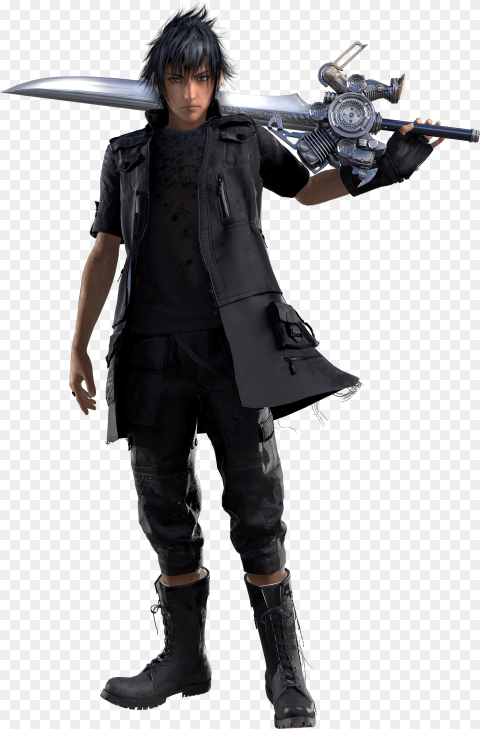 Final Fantasy 15 A New Empire Noctis, Green, Text, Logo, Number Free Png Download
