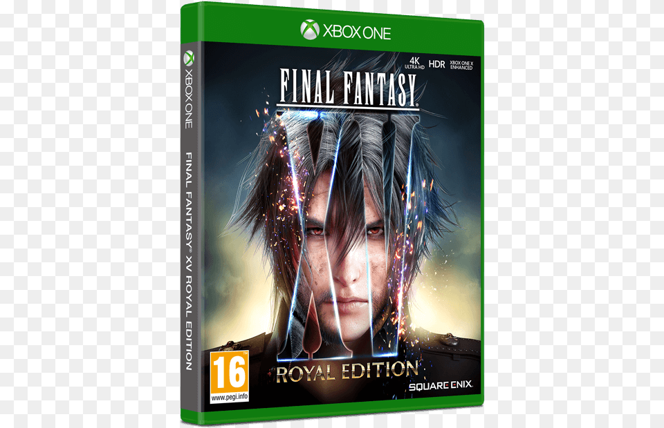 Final Fantasy 15 Royal Edition Xbox One, Book, Publication, Advertisement, Person Free Png Download
