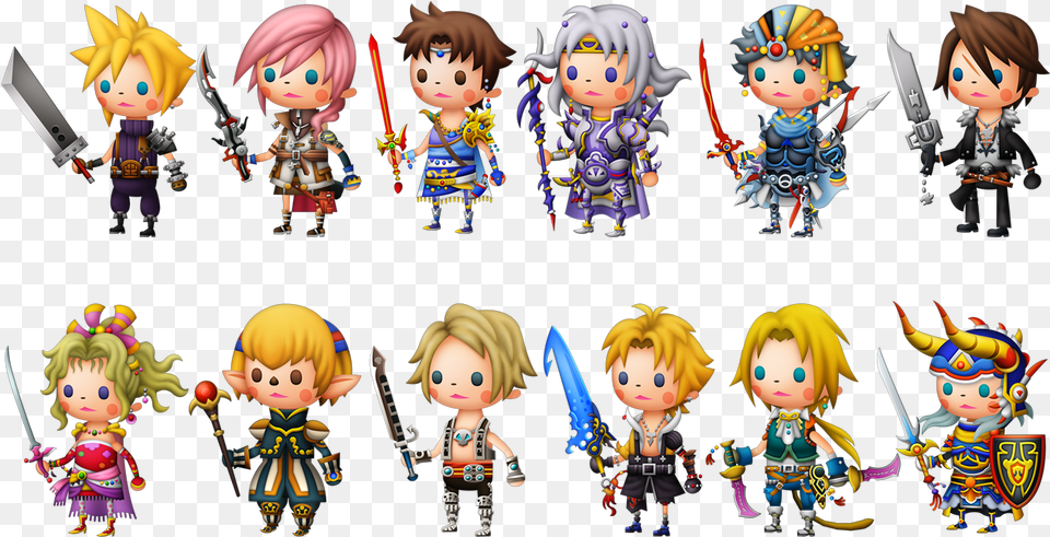 Final Fantasy, Doll, Toy, Baby, Person Png