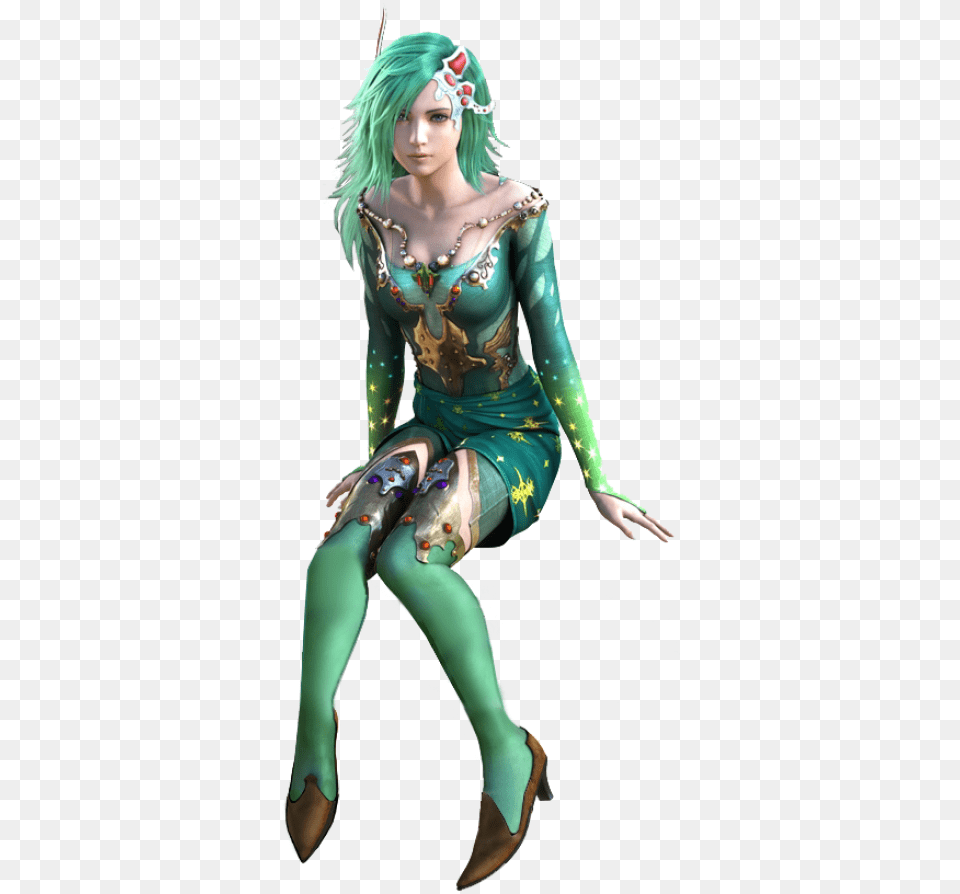 Final Fantasy 4 After Years Rydia, Adult, Person, Female, Elf Png Image