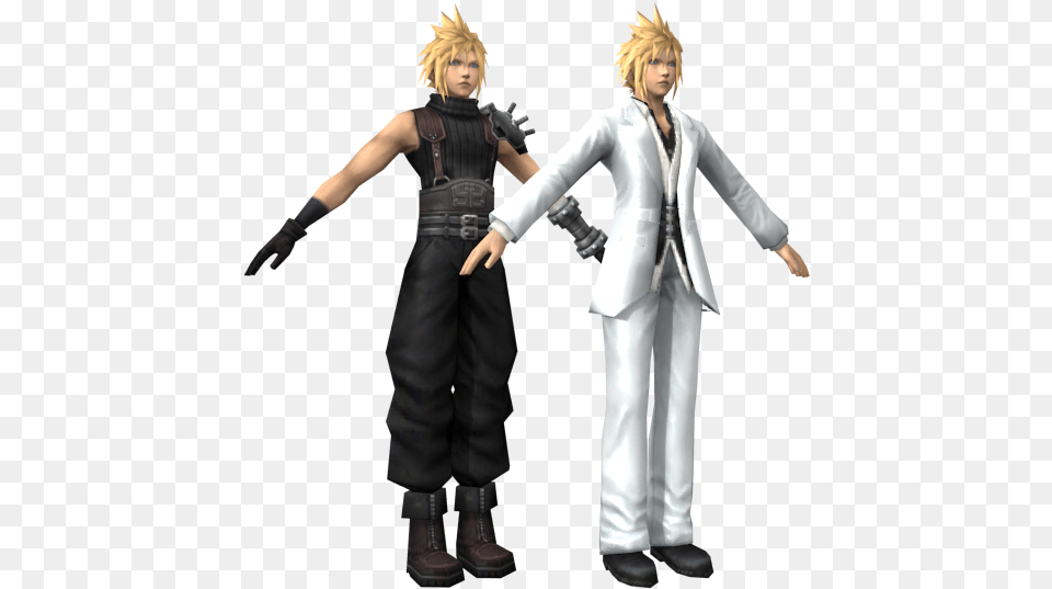 Final Fantasy 7 G Cloud Strife G Bike, Person, Clothing, Costume, Adult Free Png Download