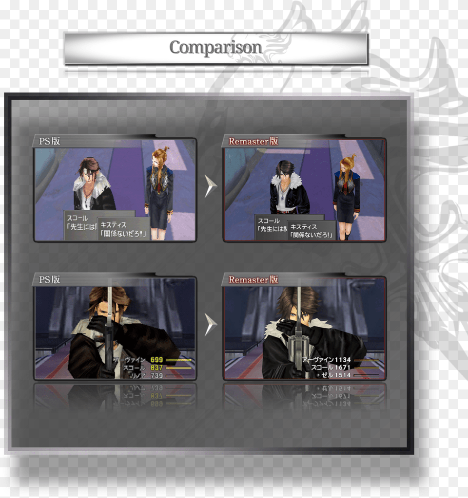Final Fantasy 8 Vs Remaster, Adult, Person, Woman, Female Free Png