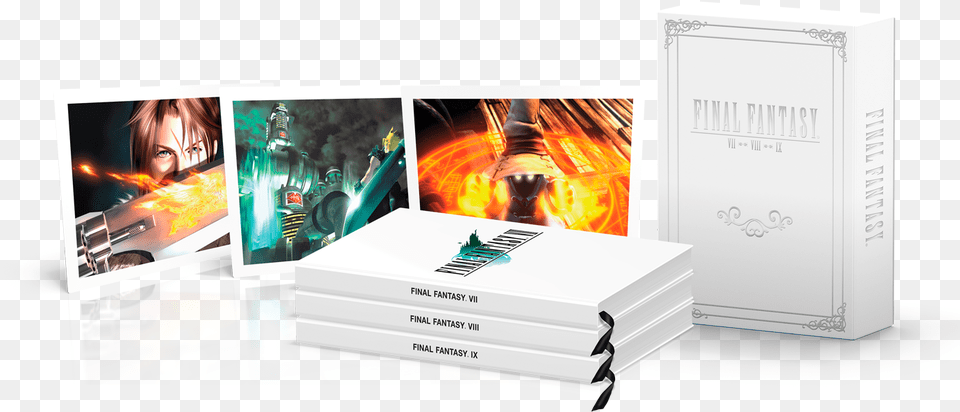 Final Fantasy Box Set Full Product Final Fantasy Boxed Set By Prima Games, Adult, Person, Woman, Female Free Png