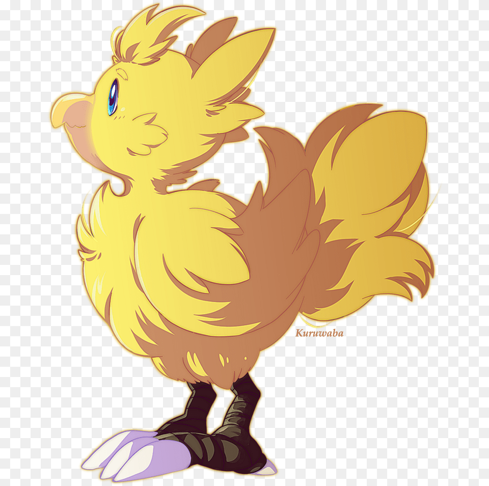Final Fantasy Chicken Video Game Character, Baby, Person, Animal, Bird Free Png