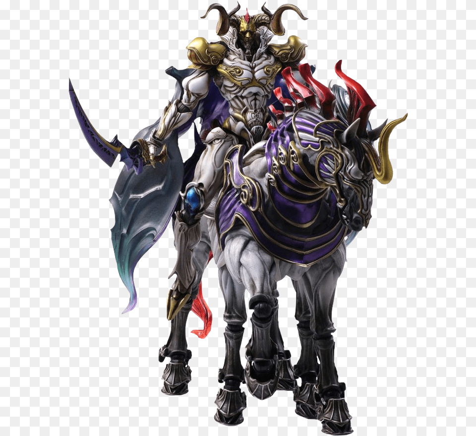 Final Fantasy Dissidia Odin, Knight, Person, Animal, Horse Png Image