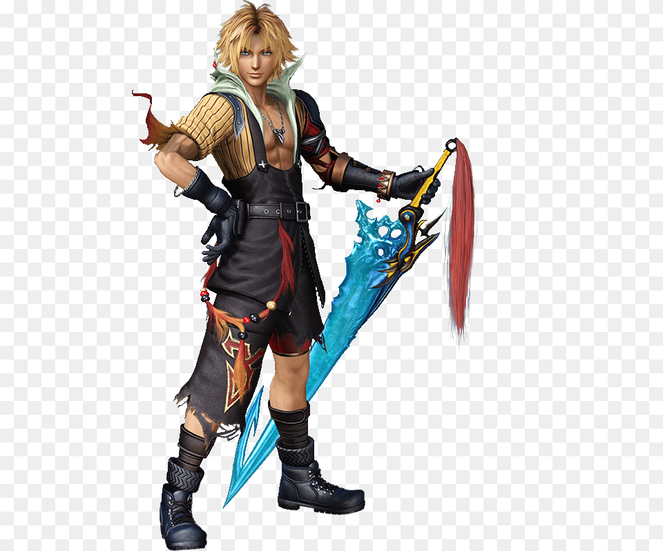 Final Fantasy Dissidia Tidus, Person, Clothing, Costume, Adult Png