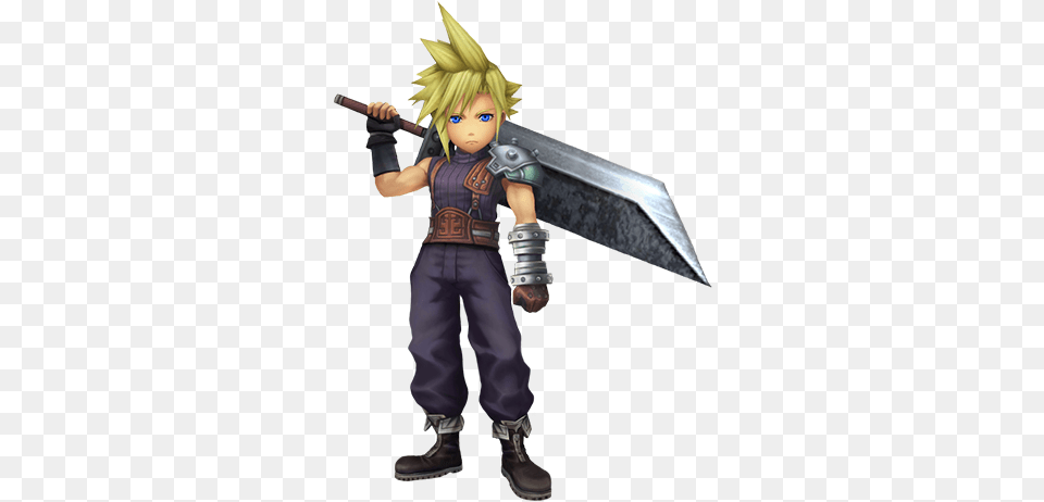 Final Fantasy Explorers Focuses On Cooperative Play Final Fantasy Seven Cloud, Book, Publication, Comics, Boy Png