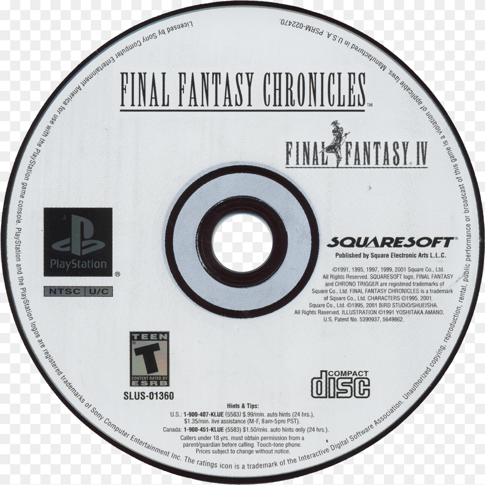 Final Fantasy Iv Details Launchbox Games Database Final Fantasy Viii Disc 2, Disk, Dvd, Tape Free Transparent Png
