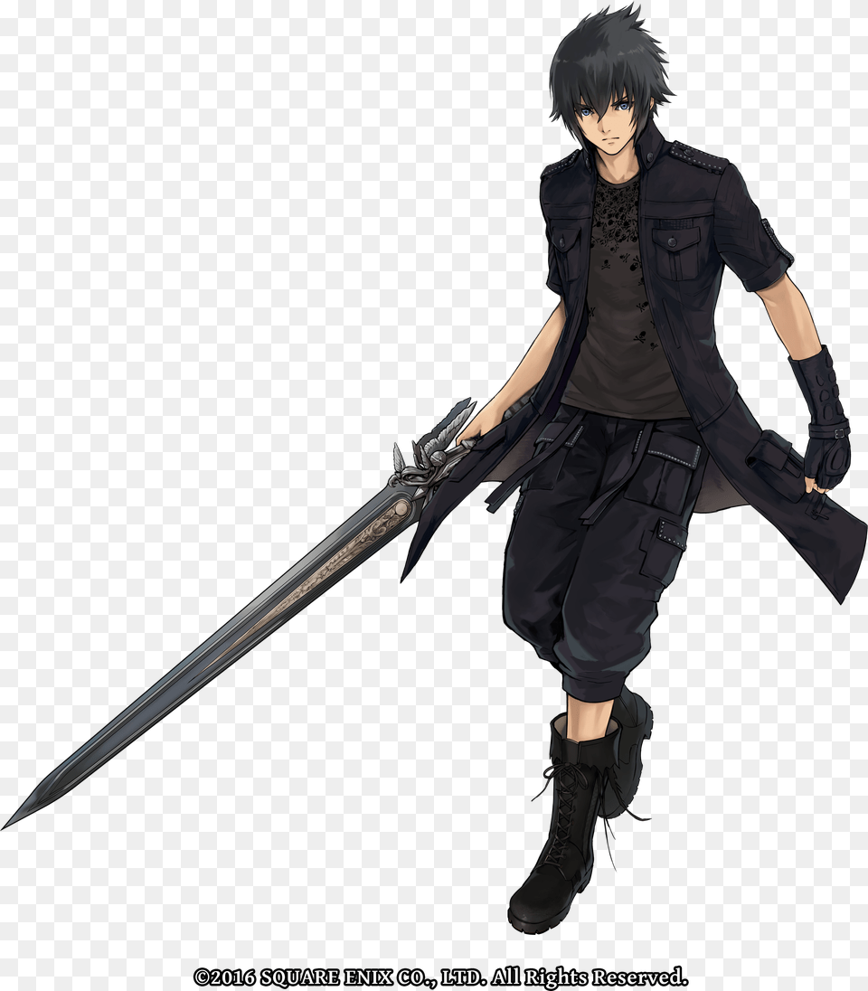 Final Fantasy Noctis Weapons, Weapon, Sword, Clothing, Glove Free Png