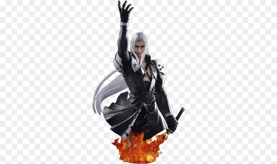 Final Fantasy Sephiroth Anime, Adult, Clothing, Costume, Female Free Png