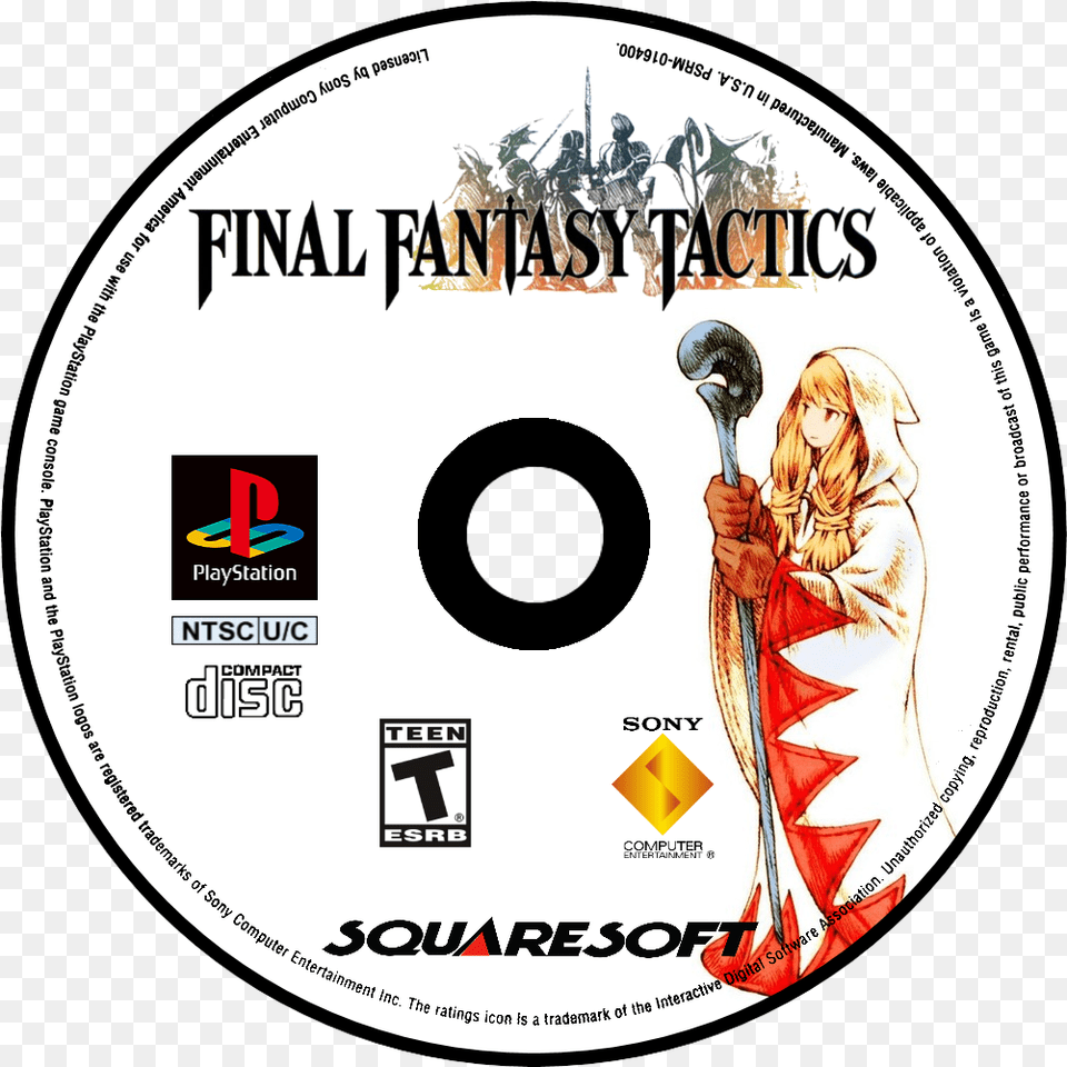 Final Fantasy Tactics Details Launchbox Games Database Final Fantasy Logo Ong, Disk, Dvd, Adult, Female Free Png Download
