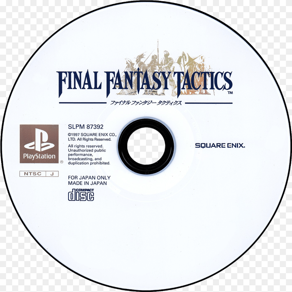 Final Fantasy Tactics Details Launchbox Games Database Final Fantasy Tactics Disc, Disk, Dvd Png
