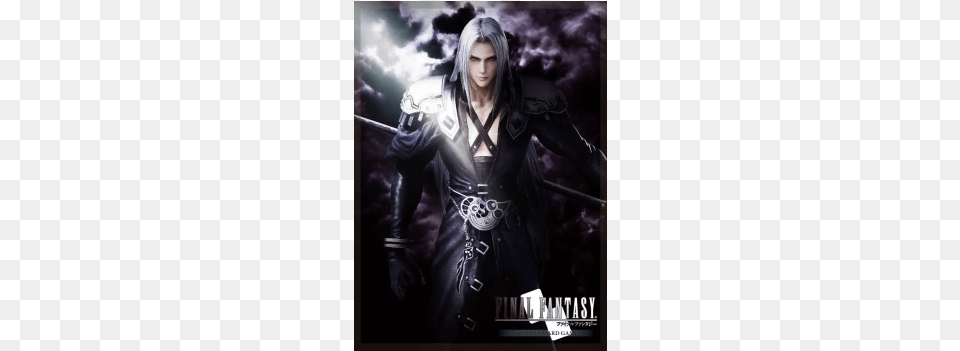 Final Fantasy Tcg Supplies Sleeves Dissidiasephiroth Final Fantasy Dissidia Sephiroth, Adult, Clothing, Costume, Female Free Png